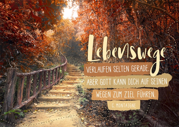 Postkarte - Lebenswege Postkarte - Lebenswege