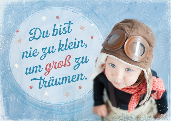 Postkarte - Du bist nie zu klein Postkarte - Du bist nie zu klein