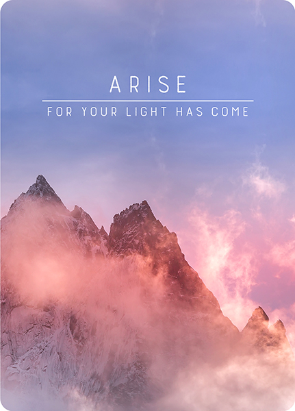 XL-Postkarte Big Blessing - Arise XL-Postkarte Big Blessing - Arise