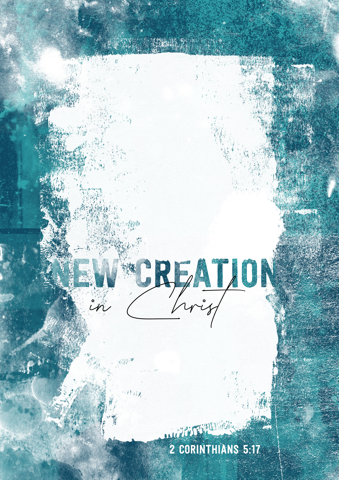 Poster – New creation in Christ Poster - New creation in Christ