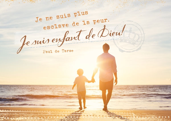 Postkarte - Enfant de Dieu