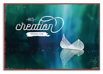 Metallschild klein – His creation Metallschild klein - His creation