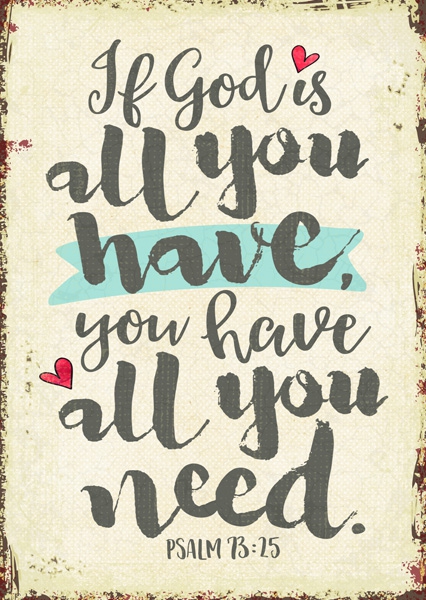 Postkarte - If God is all you have Postkarte - If God is all you have