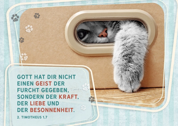 Postkarte - Liebe und Besonnenheit Postkarte - Liebe und Besonnenheit