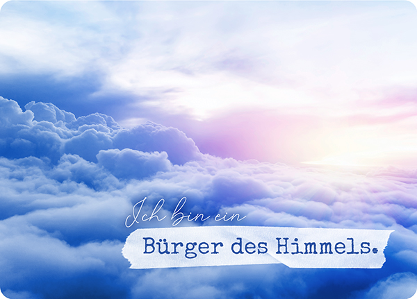 XL-Postkarte Big Blessing - Bürger des Himmels XL-Postkarte Big Blessing - Bürger des Himmels