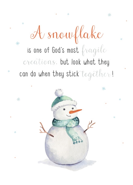 XL-Postkarte Big Blessing Silber - Snowflake XL-Postkarte Big Blessing Silber - Snowflake