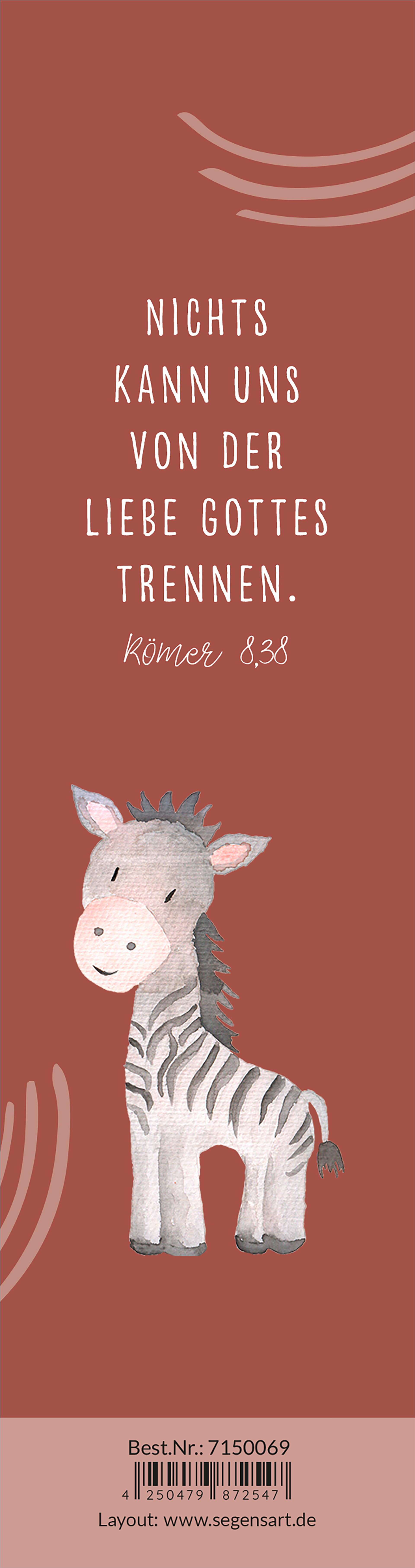 Lesezeichen für Kinder - Ich bin unendlich geliebt - Affirmation