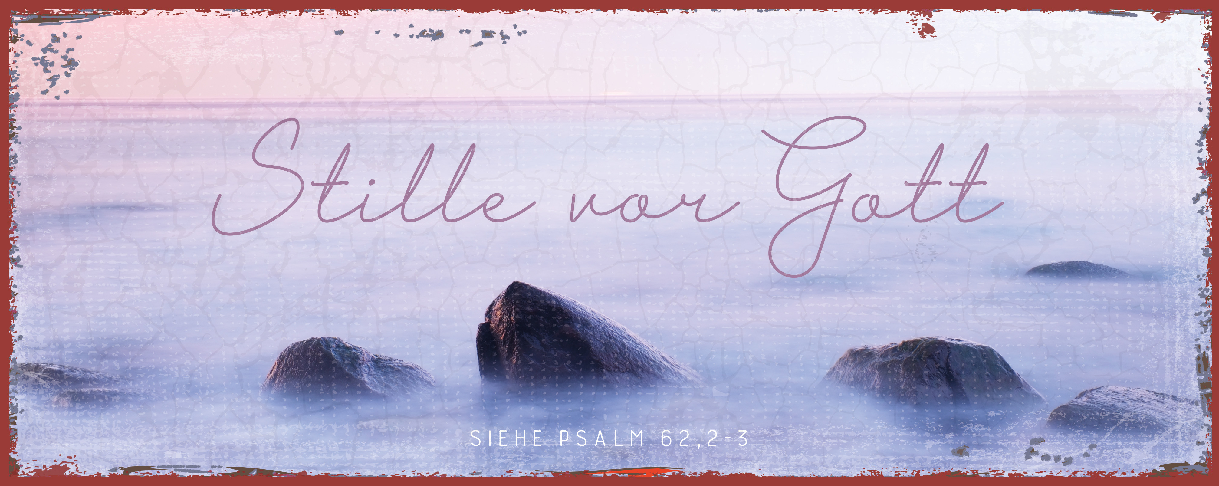 Metallschild lang – Stille vor Gott Metallschild lang - Stille vor Gott (Gras)