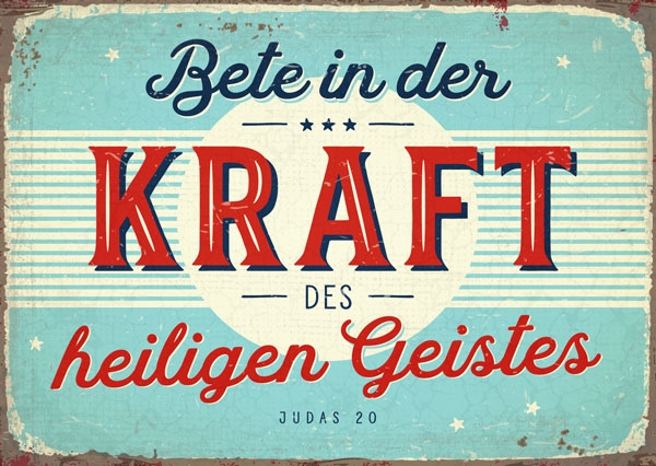 Postkarte - Bete in der Kraft Postkarte - Bete in der Kraft