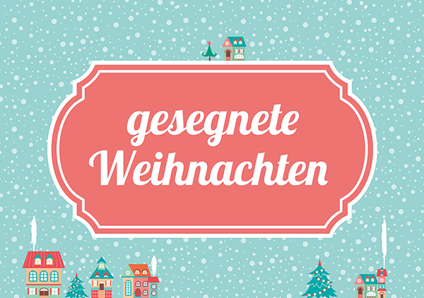 Mini - gesegnete Weihnachten Mini - gesegnete Weihnachten