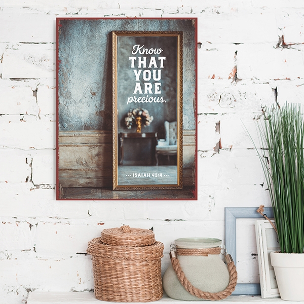 Metallschild groß - You are precious Metallschild groß - You are precious