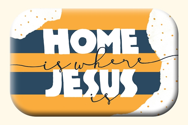 Magnet Mag Blessing - Home is where Jesus is