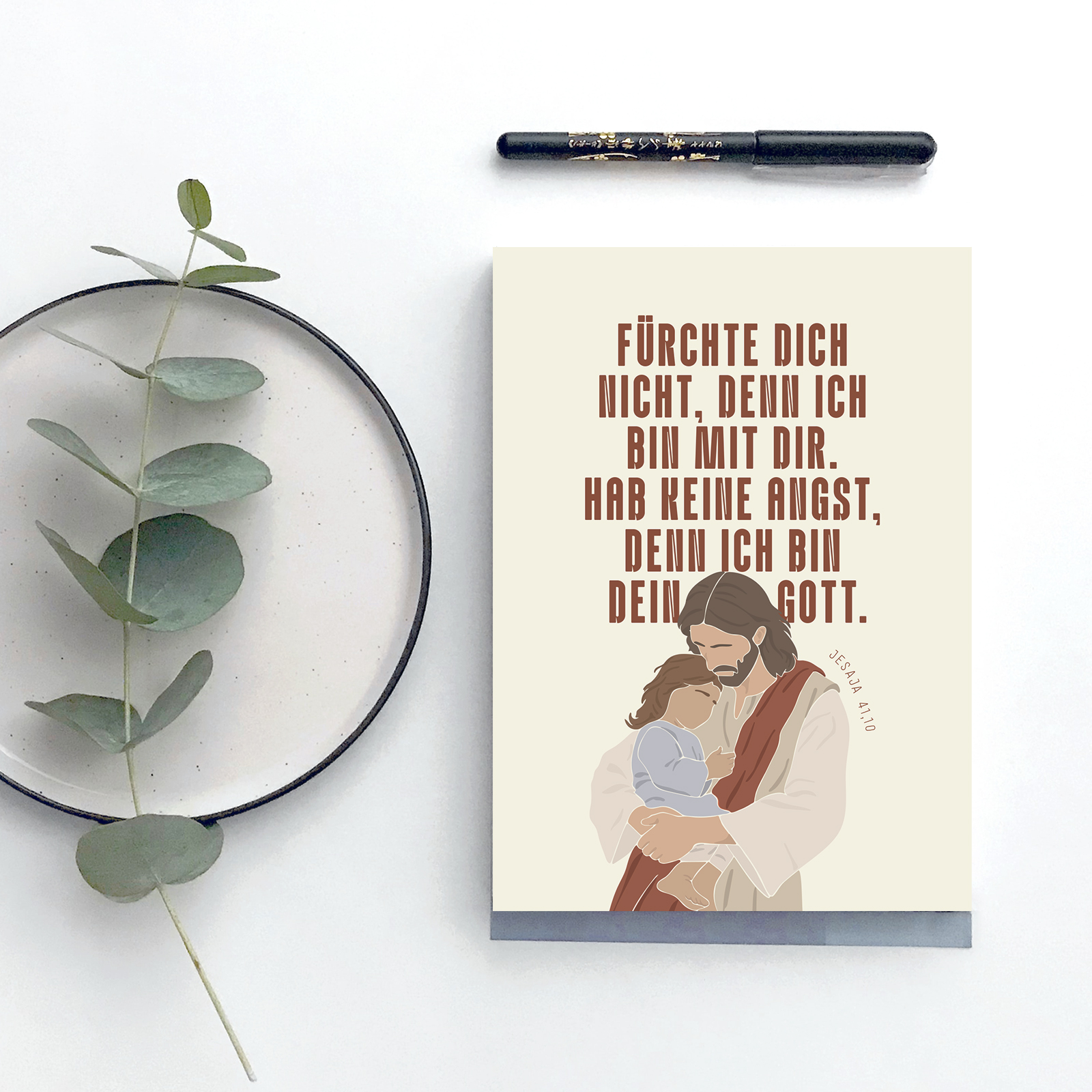 Postkarte - Jahreslosung 2027 - Fürchte dich nicht - geborgen