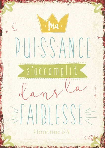 Postkarte - Ma puissance Postkarte - Ma puissance