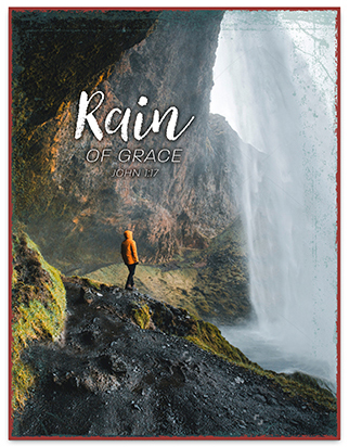 Metallschild groß – Rain of Grace Metallschild groß - Rain of Grace