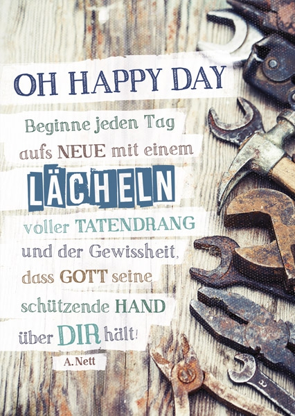 Postkarte - Oh happy day Postkarte - Oh happy day