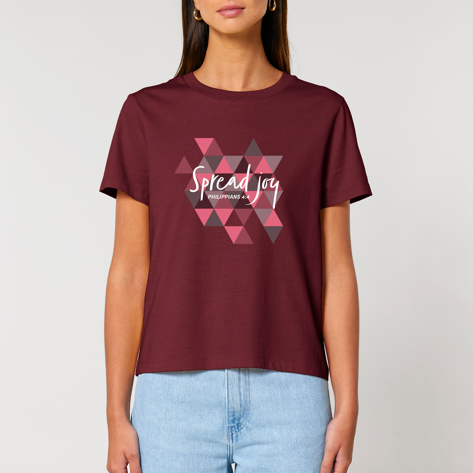 T-Shirt Spread joy (burgund)-XXL