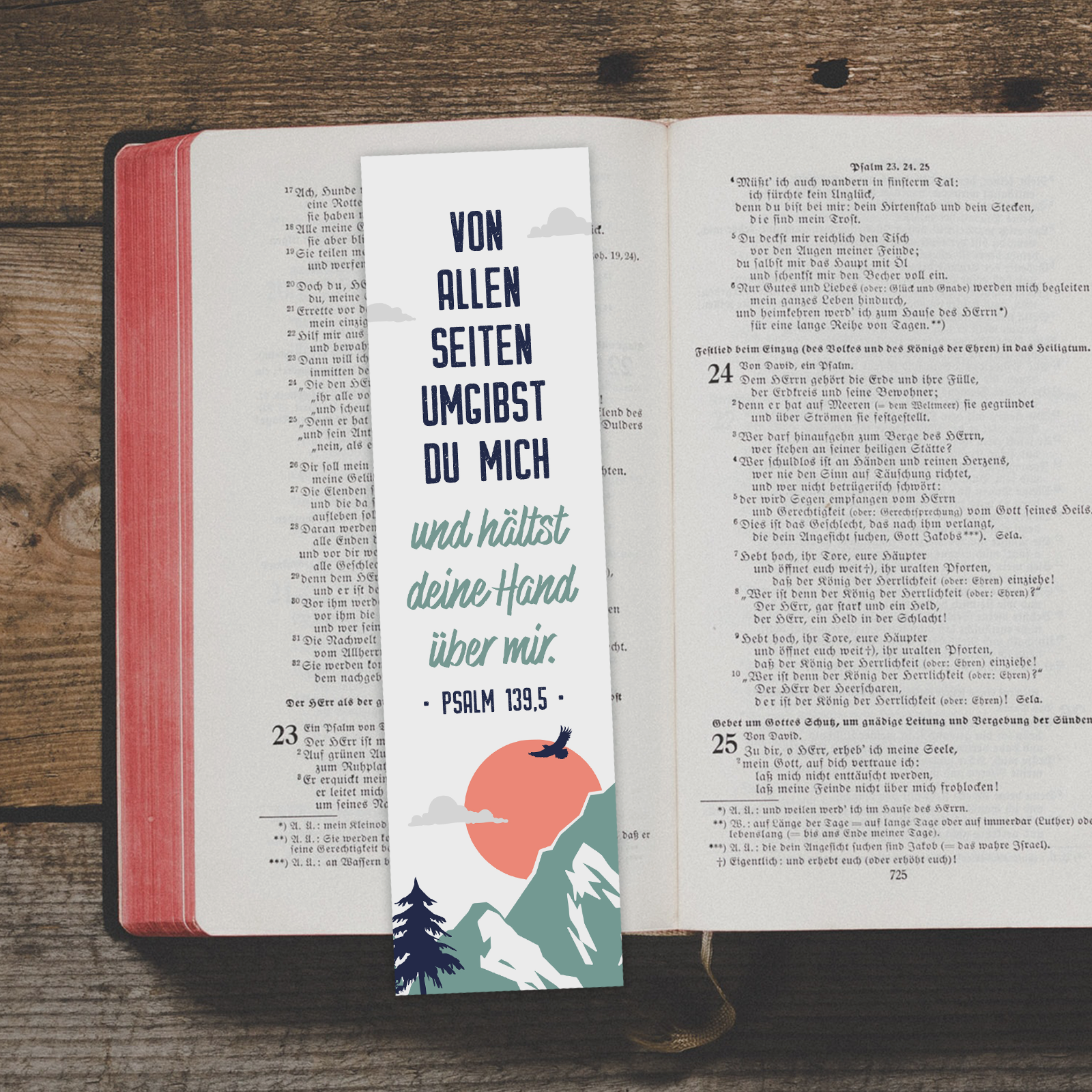 Segenszeichen - Von allen Seiten umgibst du mich