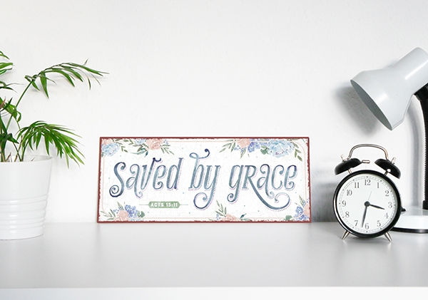 Metallschild lang - By grace Metallschild lang - By grace