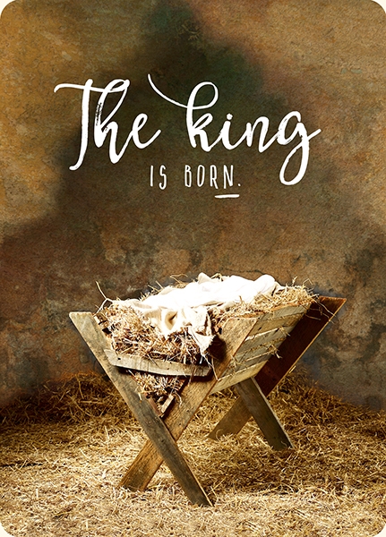 XL-Postkarte Big Blessing - The king is born (Krippe) XL-Postkarte Big Blessing - The king is born (Krippe)