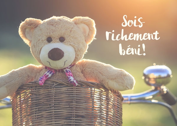 Postkarte - Sois richement béni Postkarte - Sois richement béni