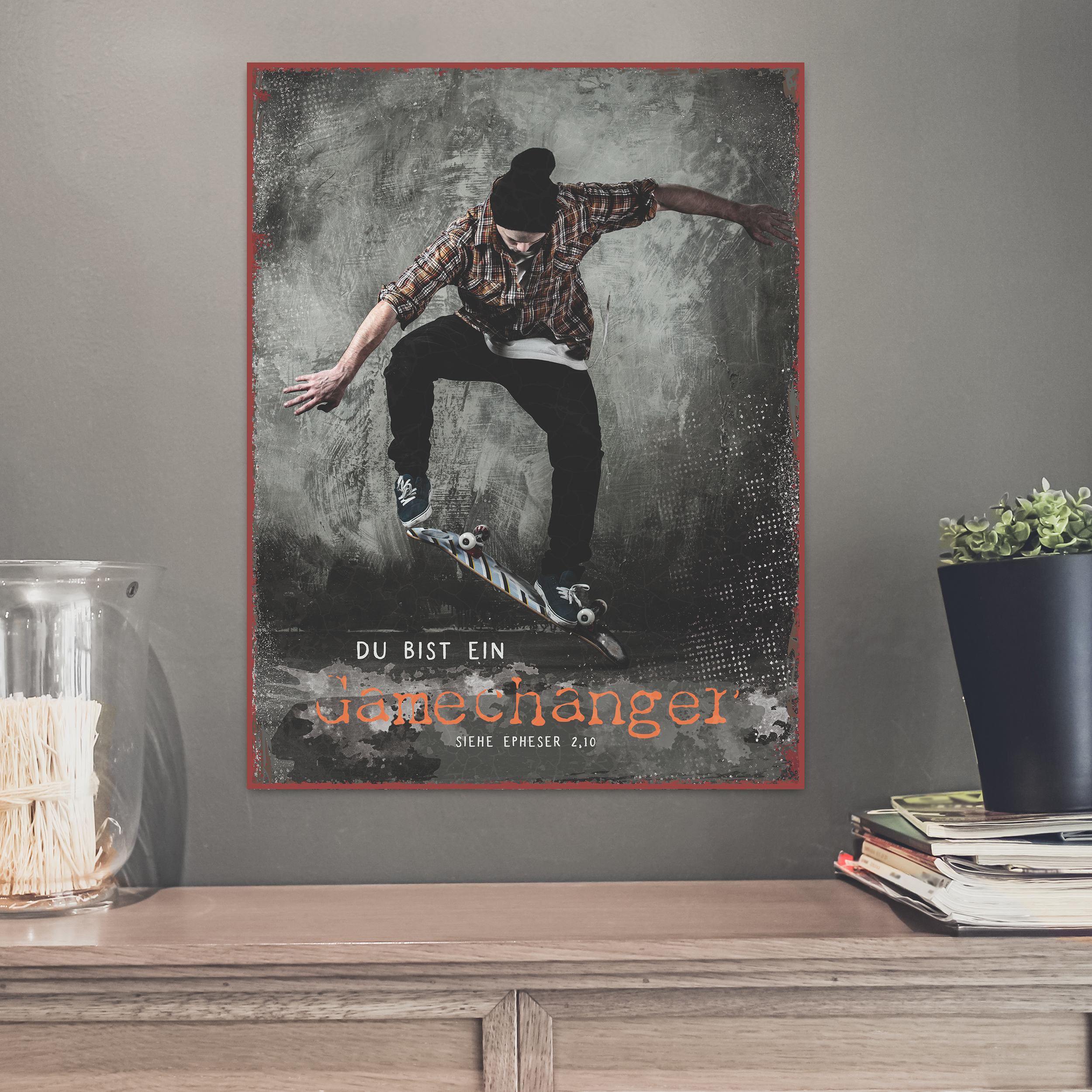 Metallschild groß - Gamechanger Metallschild groß - Gamechanger