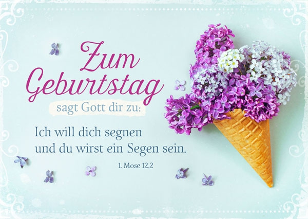 Postkarte - Zum Geburtstag - Segen Postkarte - Zum Geburtstag - Segen