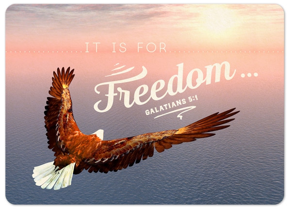 XL-Postkarte Big Blessing - For freedom
