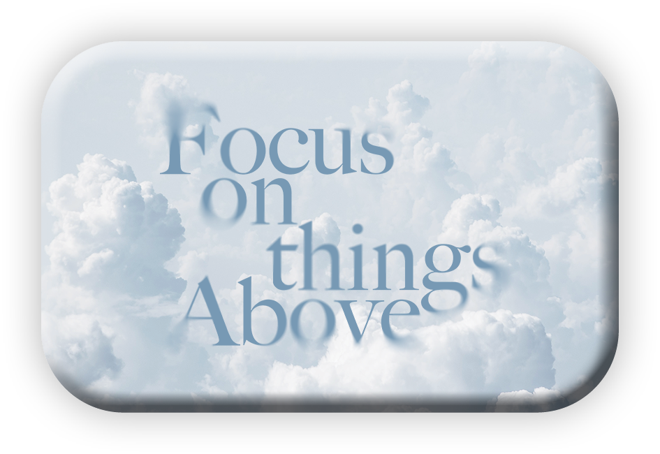 Magnet Mag Blessing - Focus on things above