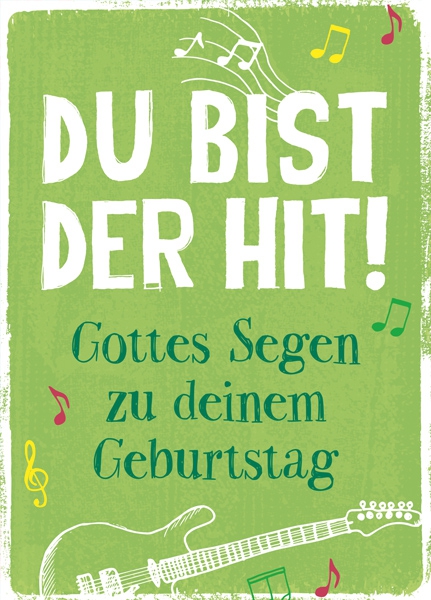 XL-Postkarte Big Blessing - Geburtstag - Du bist der Hit