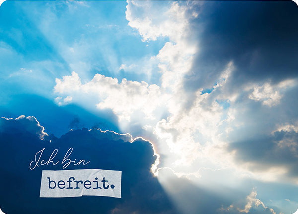 XL-Postkarte Big Blessing - Ich bin befreit XL-Postkarte Big Blessing - Ich bin befreit