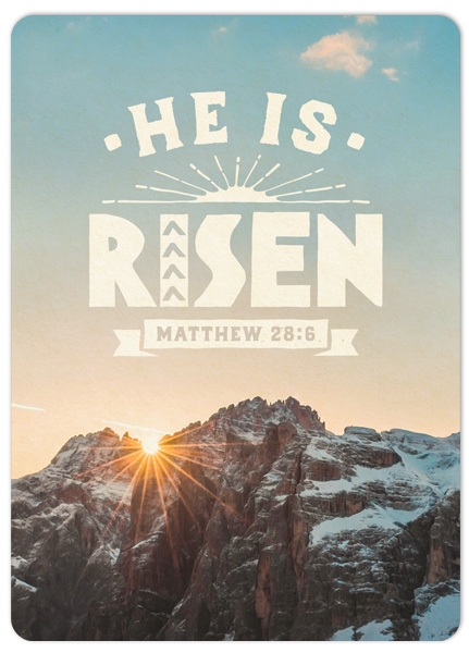 XL-Postkarte Big Blessing - He is risen XL-Postkarte Big Blessing - He is risen