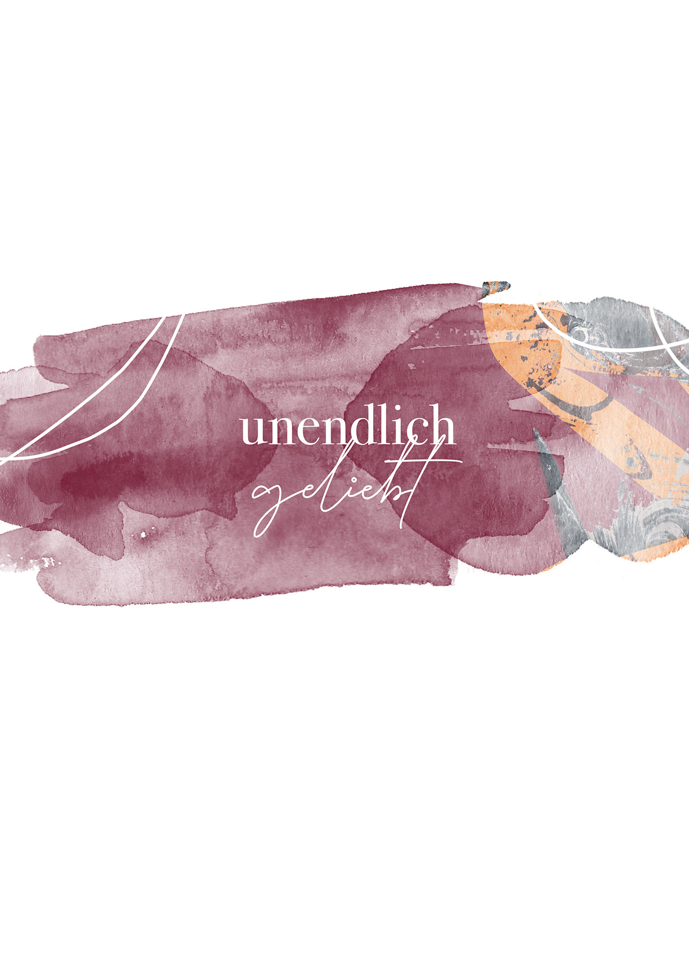 Poster - Unendlich geliebt Poster - Unendlich geliebt