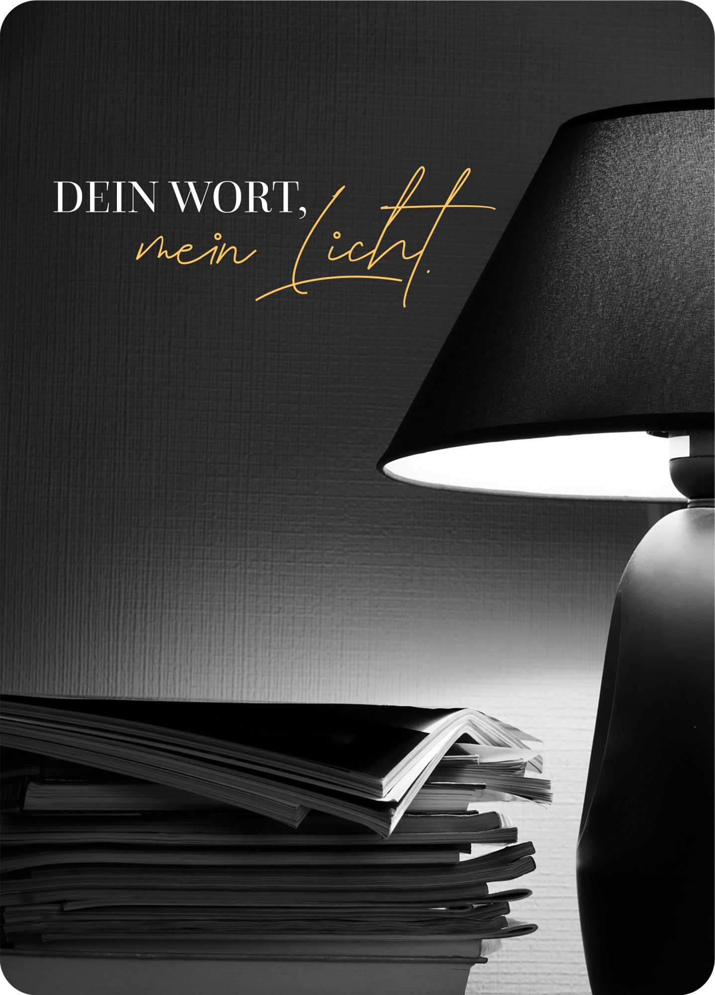 XL-Postkarte Big Blessing - Dein Wort, mein Licht
