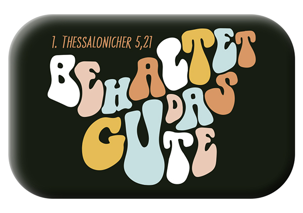 Magnet Mag Blessing - Jahreslosung Letter schwarz
