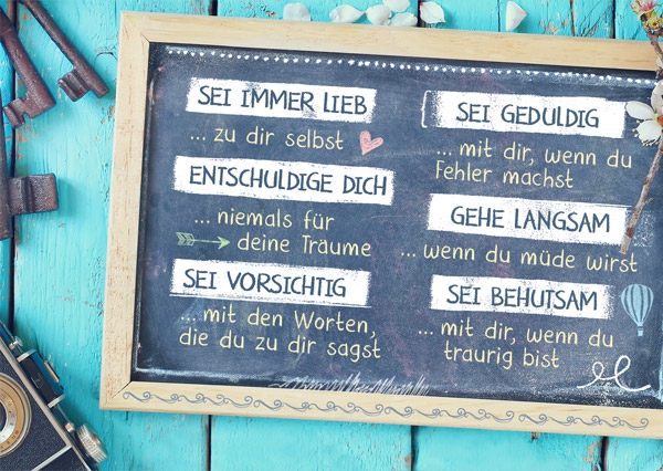 Postkarte - Sei immer lieb ... Postkarte - Sei immer lieb ...