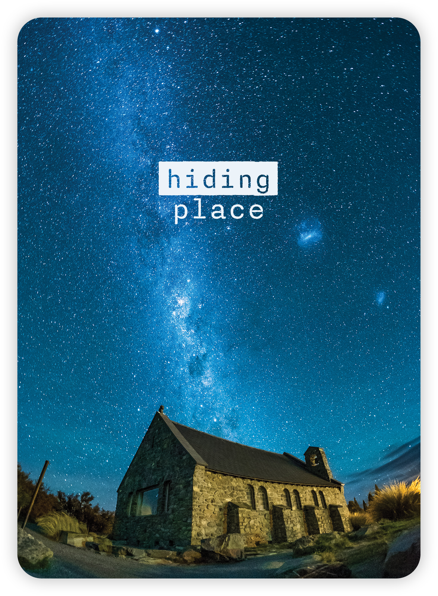 XL-Postkarte Big Blessing - Hiding place