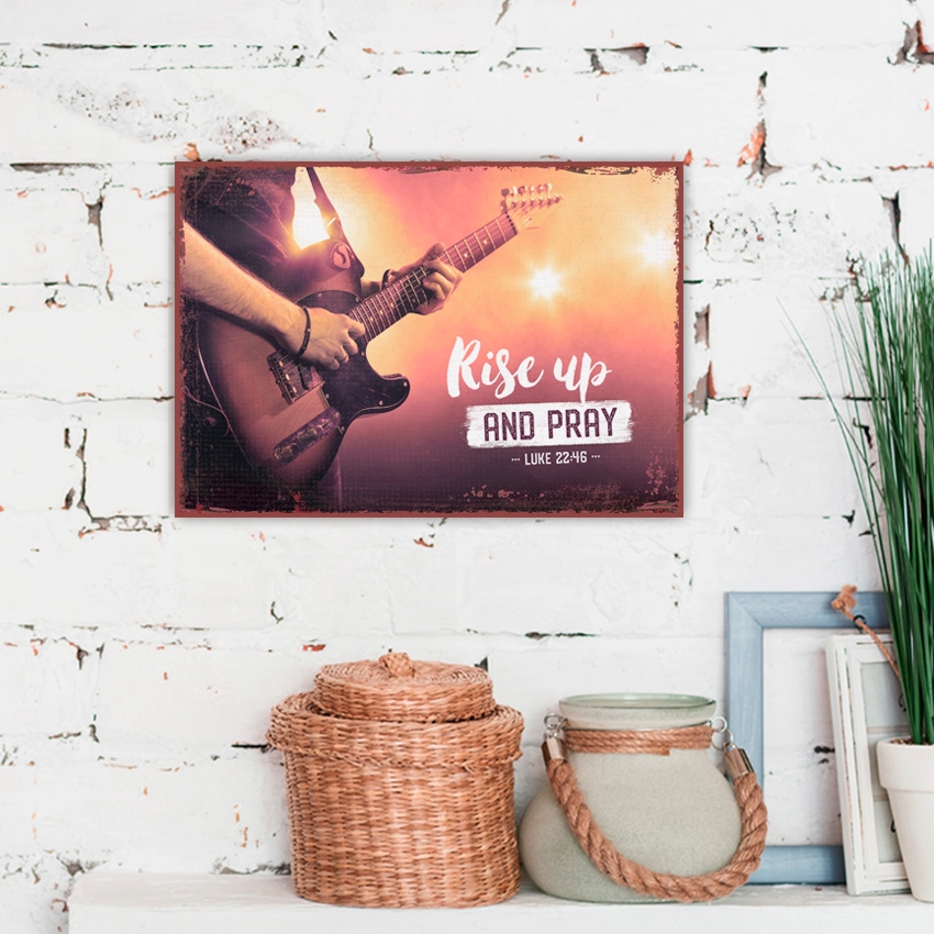 Metallschild klein - Rise up Metallschild klein - Rise up