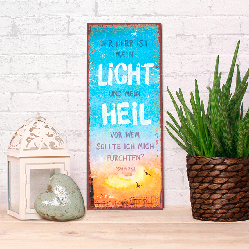 Metallschild lang - Mein Heil Metallschild lang - Mein Heil