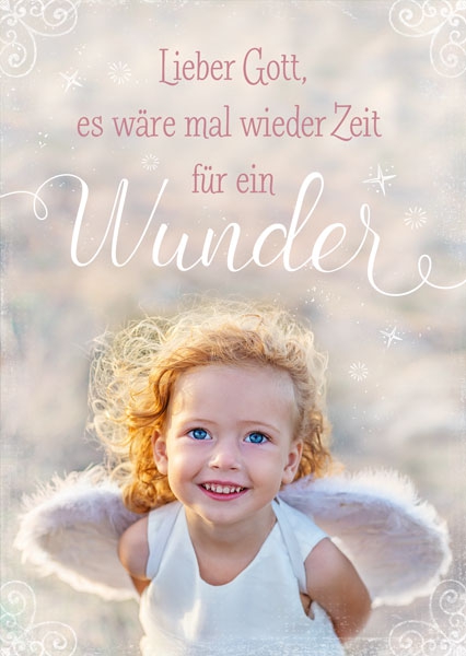 Postkarte - Zeit für ein Wunder