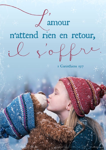 Postkarte - L'amour n'attend rien