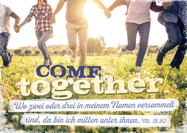 Postkarte - Come together Postkarte - Come together