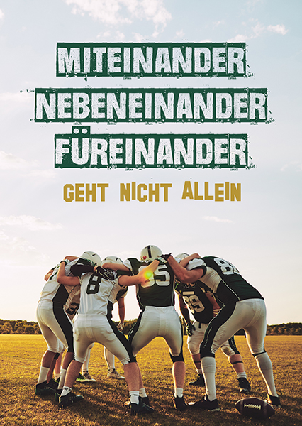 Postkarte – Miteinander Postkarte - Miteinander