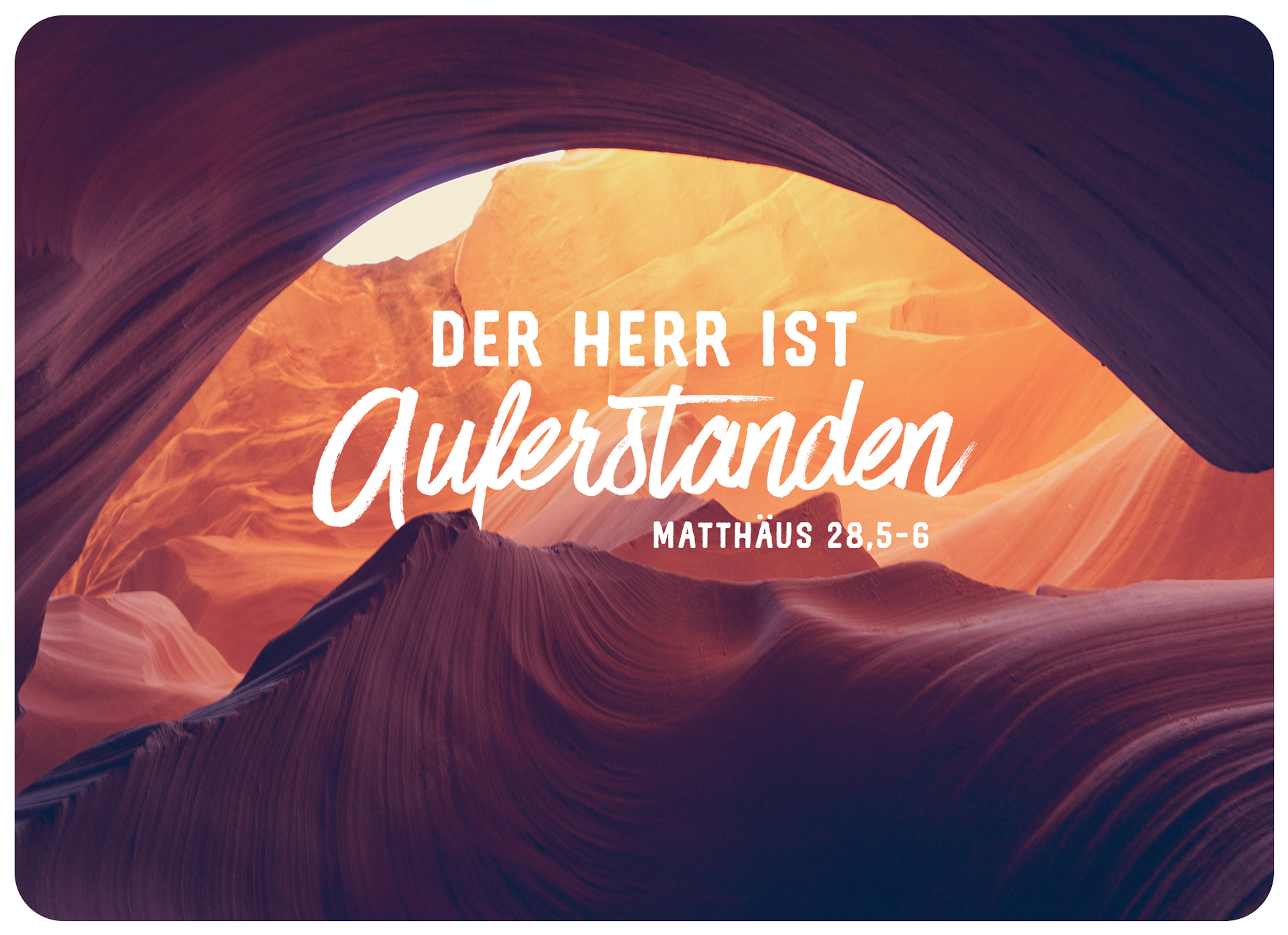 XL-Postkarte Big Blessing - Der Herr ist Auferstanden