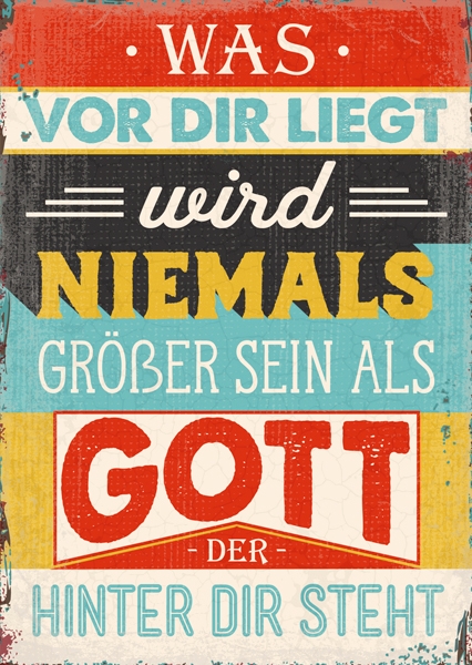 Postkarte - Was vor dir liegt Postkarte - Was vor dir liegt