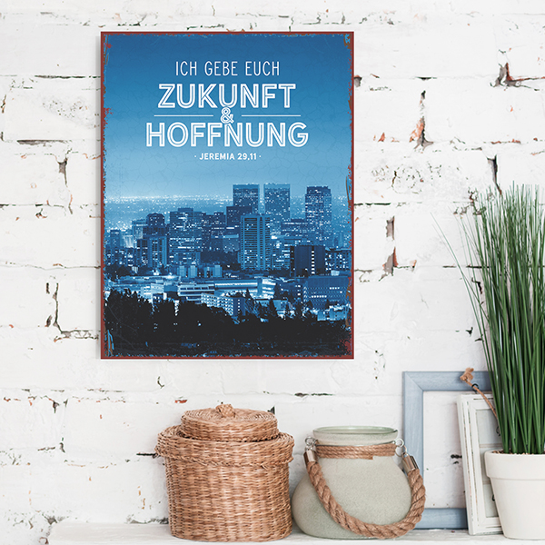 Metallschild groß - Ich gebe euch Zukunft Metallschild groß - Ich gebe euch Zukunft