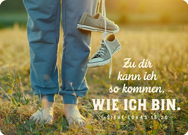 XL-Postkarte Big Blessing - Wie ich bin XL-Postkarte Big Blessing - Wie ich bin