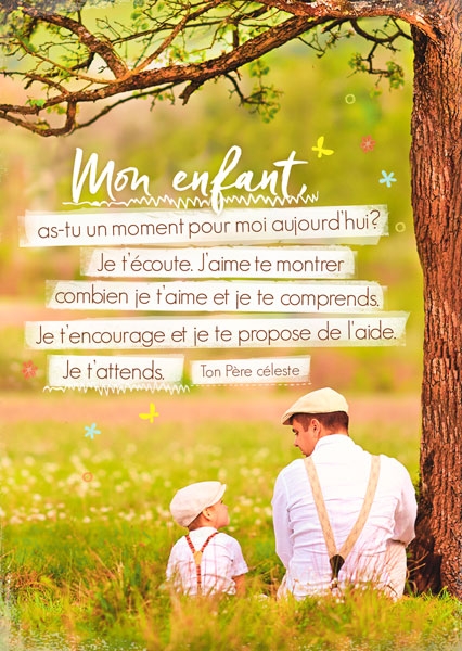 Postkarte - Mon enfant