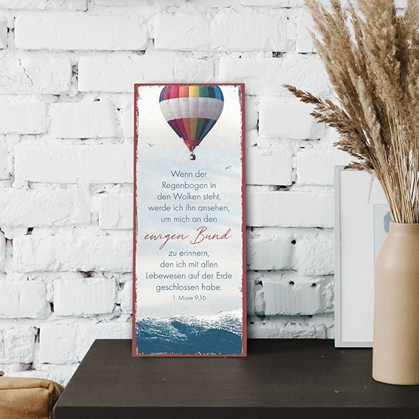 Metallschild lang - Ewiger Bund Metallschild lang - Ewiger Bund