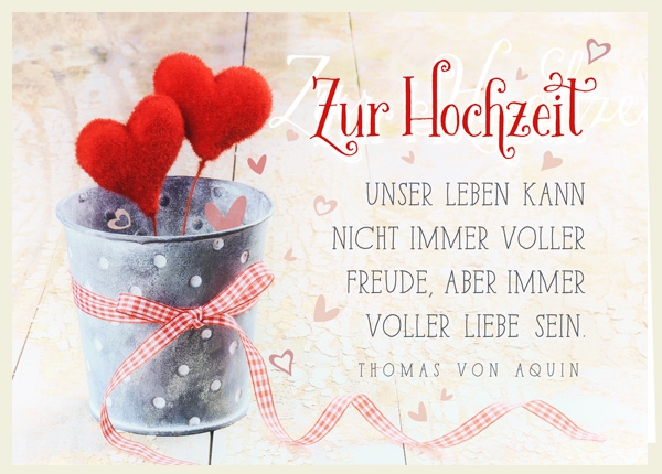 Faltkarte - Hochzeit - voller Liebe